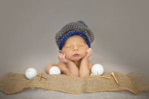 Baby Golf Atlanta Georgia Newborn Photographer