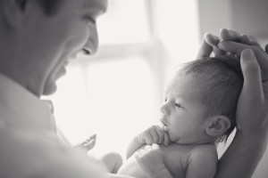 Baby and Dad Atlanta Georgia Newborn and Baby Photographer