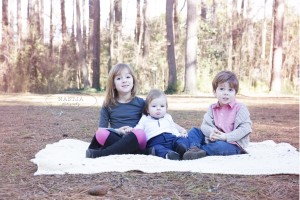 Atlanta Family Photographer- 3 kids in park photo