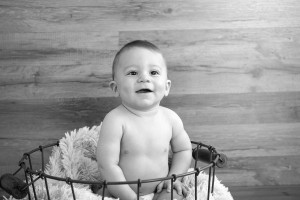 Baby boy smiling Atlanta Baby Photographer