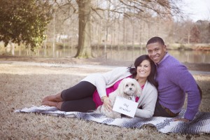 Atlanta Maternity Photographer - Piedmont Park with Dog