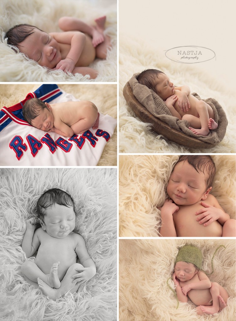 Atlanta Newborn photographer-  posing baby in studio