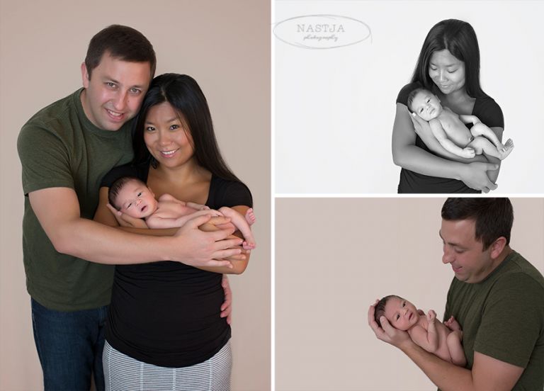 Atlanta- Kirkwood Newborn Photographer -cute photos baby boy with parents