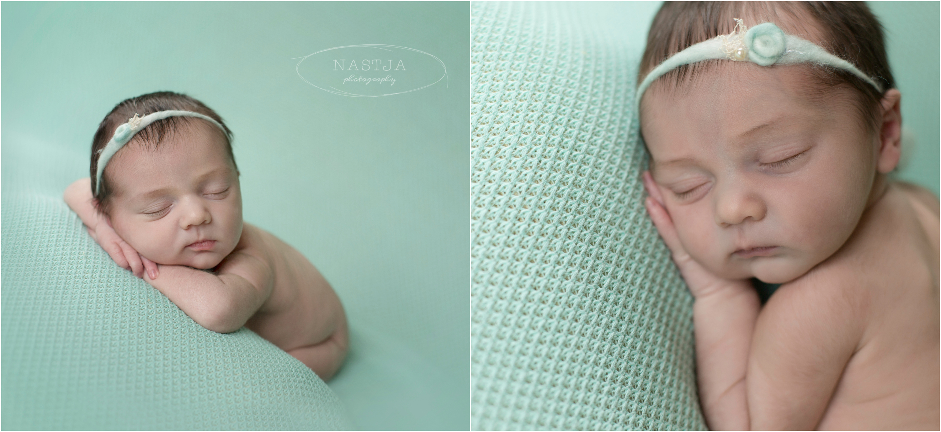 Atlanta- Columbus Newborn Photographer- Baby girl posing
