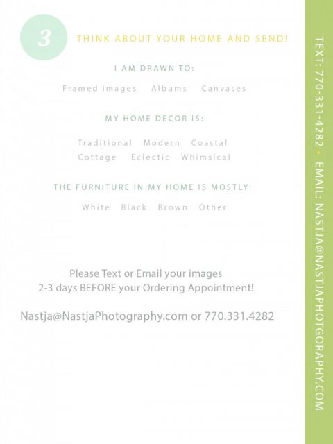in person sales - atlanta newborn and family photographer - wall art
