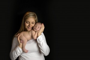 Atlanta Brookhaven Newborn Photographer- Nastja Photography- Parent and Newborn Posing baby boy