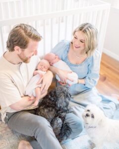 newborn photographers near me, twin newborn session, atlanta