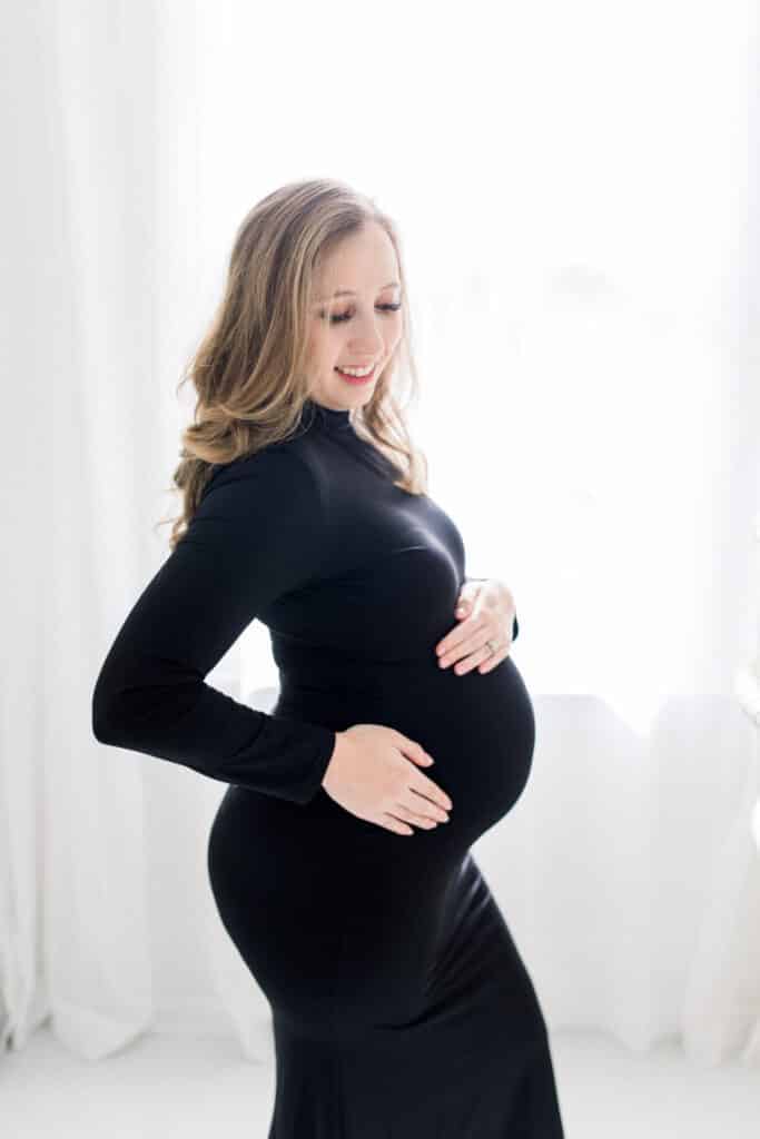 Cumming Maternity Photographer - Studio Session