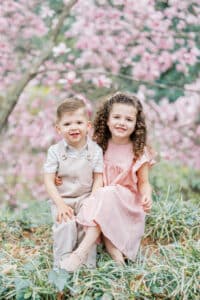 roswell family photographer, japanese magnolia atlanta