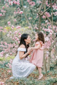 roswell family photographer, japanese magnolia atlanta