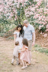 roswell family photographer, japanese magnolia atlanta