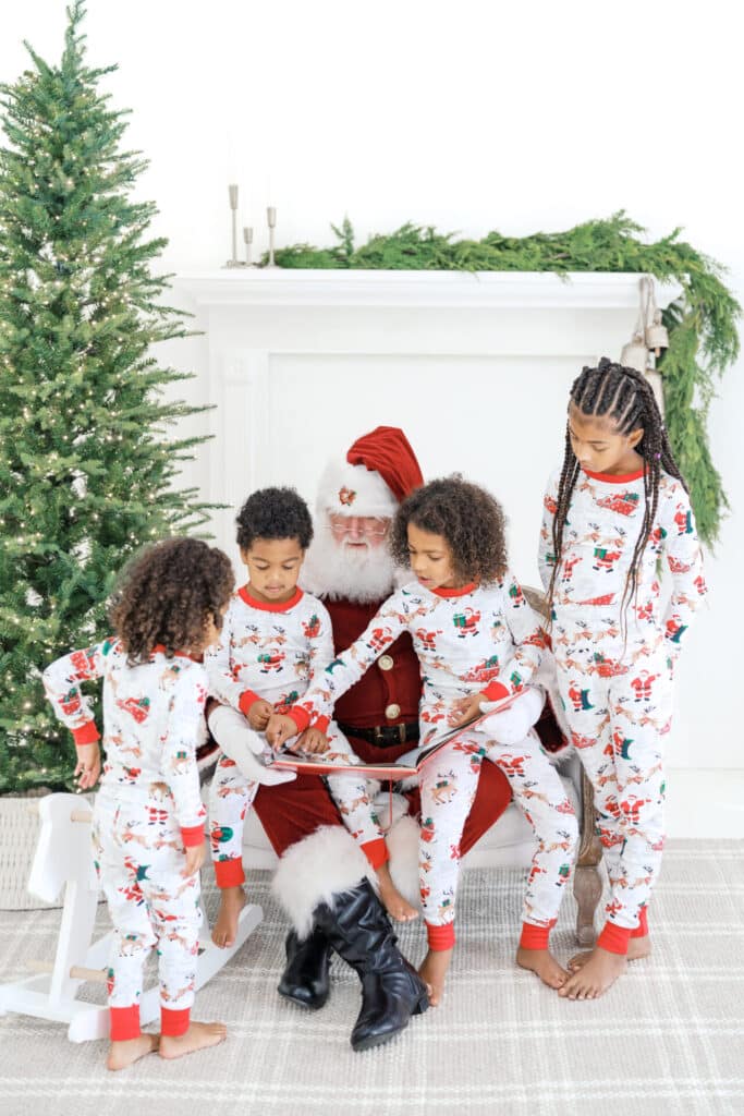 santa mini session
atlanta santa photos