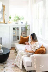 atlanta newborn photos, newborn session in dark home