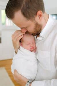 In-home newborn photography
