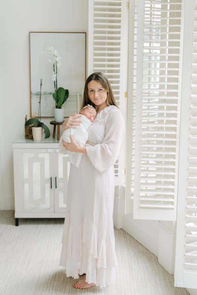 in home newborn session Atlanta